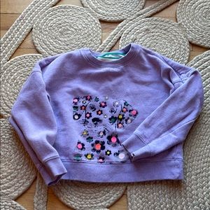 Girls Boden Doggy Sweatshirt